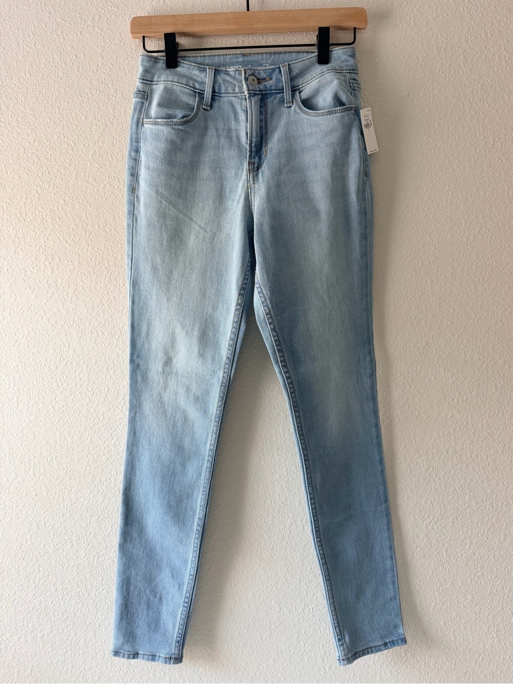 Old Navy High-Rise WOW Super-Skinny Jeans Size 0 Light Wash NWT